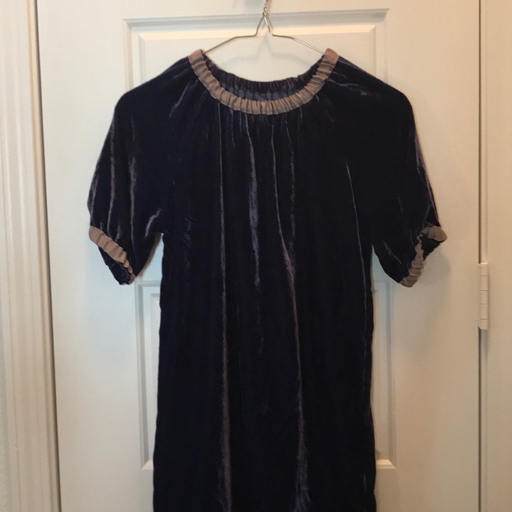 Nordstrom’s Purple velvet dress